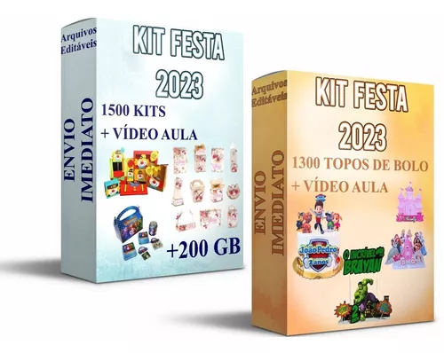 Kit festa luxo safari menino - Mimos da Helô