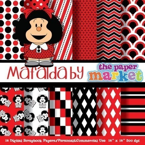 Papel Clipart Fondos Digital Mafalda