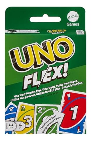 Juego De Cartas Uno Flex Juguete Clásico Mattel Games ;o