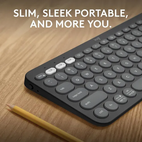 Logitech Pebble Keys 2 K380s Teclado Bt Multi-device Grafito