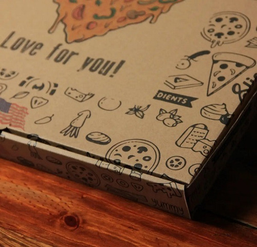 Cajas De Carton Biodegradable Para Pizzas 40x40 Cms 