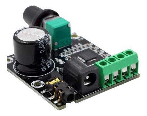 Modulo Amplificador Pam8610 2x15 W 8v A 12v Perilla Arduino
