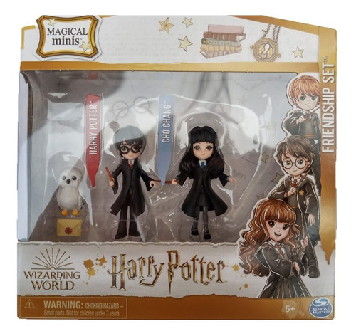 Harry Potter Set Muñecos Magica Minis Cho Chang Harry Potter