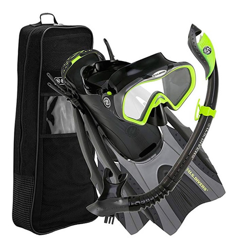 Kit Buceo Mascara Patas Snorkel Starbuck Us Divers Amv Sp