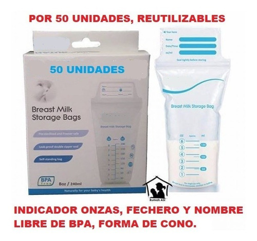 Bolsas Recolectoras Recoleccion Leche Materna