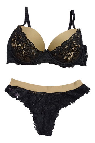 Conjunto Adressa Taza Soft Armada Lycra Y Puntilla Art.5581