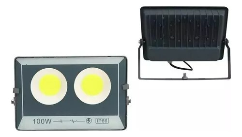 Luz Lampara Foco Led Plano Reflector 100w Exterior Cob  X L