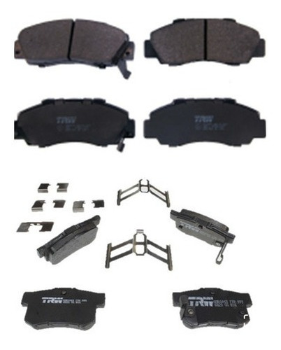 Kit Balatas Delantera Trasera Lc Trwp Honda Accord 2.2 1996