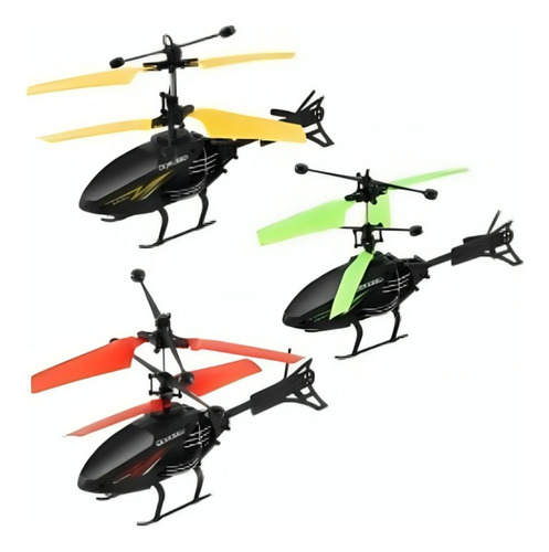 Brinquedo Helicótero Voador Com Sensor De Mão - Toyng Cor Preto E Verde