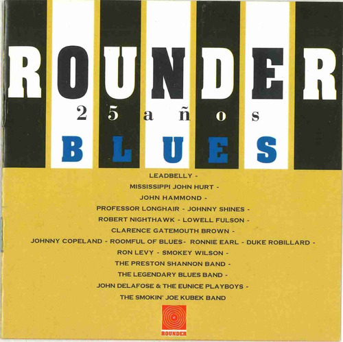 Varios Artistas - Rounder 25 Años Blues - Cd Usado