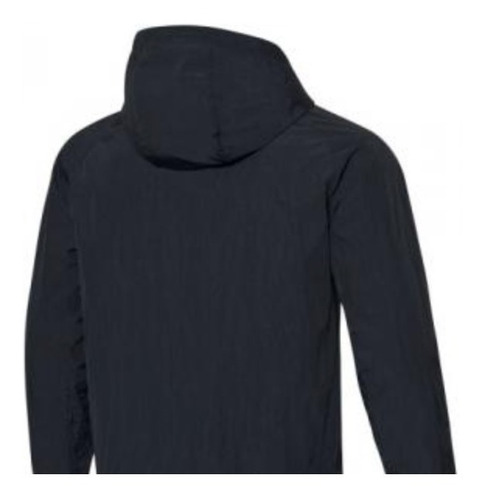 Imagen 3 de 8 de Li-ning Chamarra Deportiva Negra Capuchón Unsx Original Fpx
