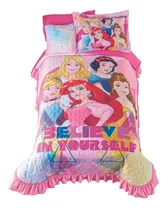 Comprar Colcha Princesas Believe Individual Tela Suavitec Concord