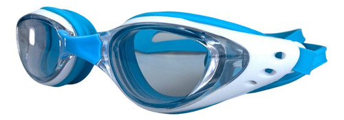 Óculos Natação Infantil Piscina Mergulho Antiembaçamento Uv Cor Branco-azul