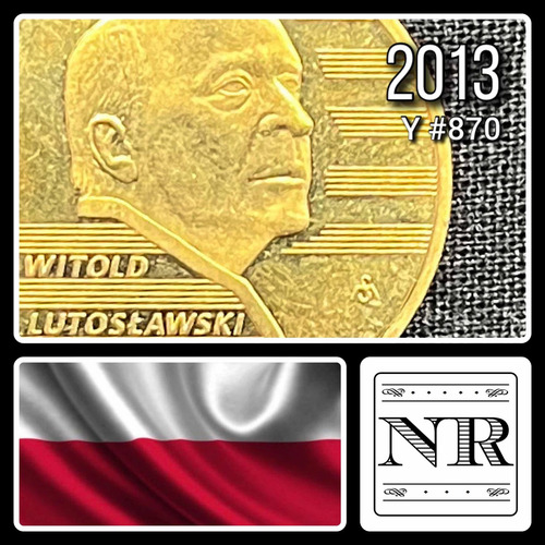 Imagen 1 de 4 de Polonia - 2 Zlotych - Año 2013 - Y #870 - Lutoslawski