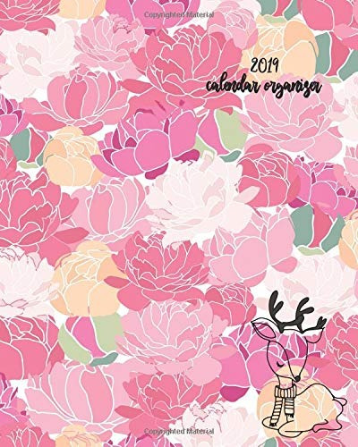 2019 Calendar Organizer 12 Monthly Schedule Calendar Organiz