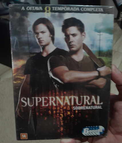 Box Dvd Série Supernatural 8a Temporada- Novo Lacrado