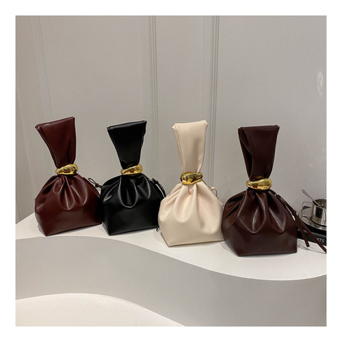 Bolso De Fiesta Simple Con Cierre Lateral De Pu Clutch