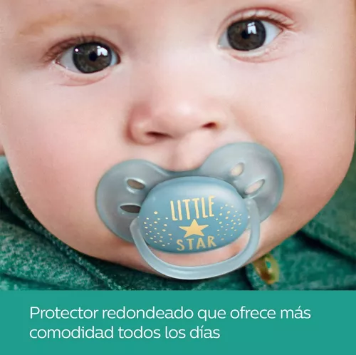 Philips Avent Chupete Ultra Soft decorado 0-6 meses niño 2unds