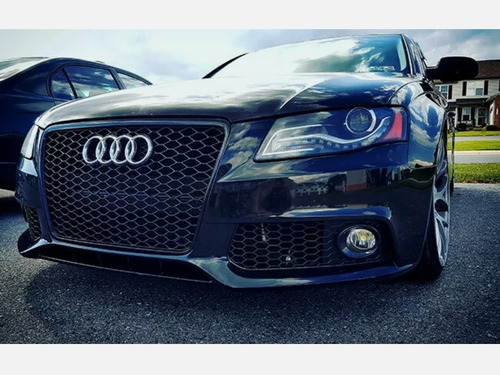 Parrilla Compatible Con Audi A4 B8 Panal De Abeja Negra