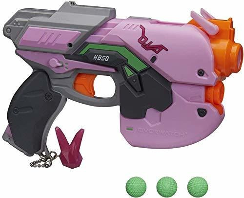 Nerf Overwatch D.va Rival Blaster Con 3 Rondas De Overwatch 