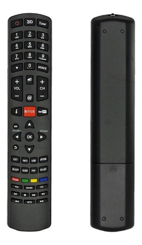 Controle Remoto Tv Philco Rc3100l03 Com Tecla Botao Netflix