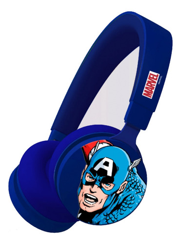 Audifonos Bluetooth Marvel Comic Hi Fi Manos Libres Capitan 