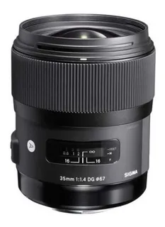 Lente Sigma 35mm F1.4 Dg Para Nikon Serie Art
