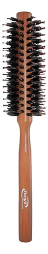 Cepillo Redondo Para Cabello Con Cerdas De Jabali Tanys