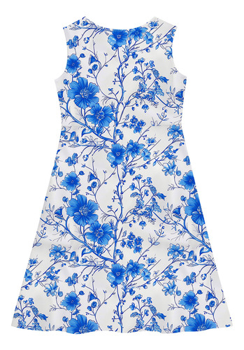 Camisola Elástica Con Estampado De Flores En L 4004 Para Niñ