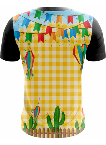 Camiseta Camisa Festa Junina Personalizada Masculina Kids 40