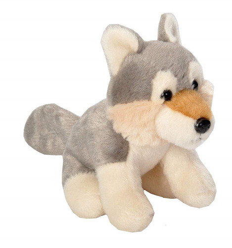 18107 Lobo Lil' Cuddlekins Peluche Wild Republic Color Gris