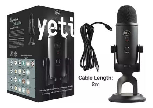 Blue Yeti Original Micrófono Condensador Profesional