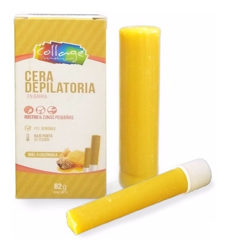 Cera Depilatoria Barra Miel Calendula X 82g Collage Lefemme