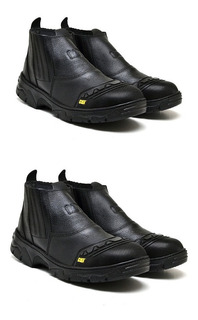 bota caterpillar bico pvc