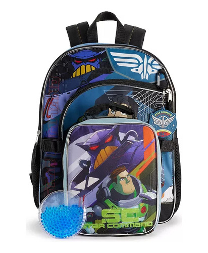 Bolso Morral Con Lunchera De Buzz Light Year Importado