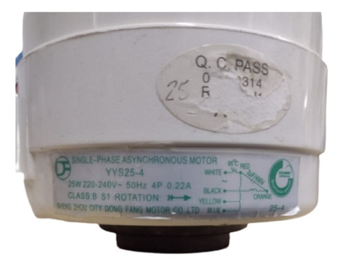 Motor Forzador Aire Acondicionado Interior 25w Yys25-4