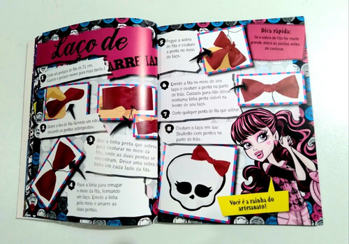 Livro: Fique Na Moda Com A Skullette ! - Monster High (Usado)