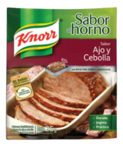 Bolsas Para Horno Knorr X25g Ajo Y Cebolla