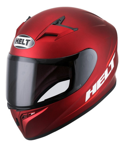 Capacete P/ Motoqueiro  Polar Vermelho Fosco Tam 56/58/60/62