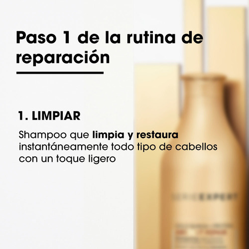 Imagen 5 de 8 de L'Oréal Professionnel Serie Expert Absolut Repair Shampoo 300mL