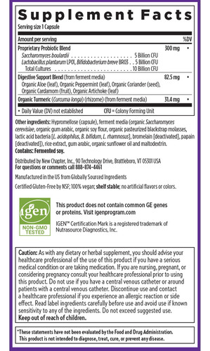 Suplemento New Chapter Probiotic All-flora 30 Comprimidos