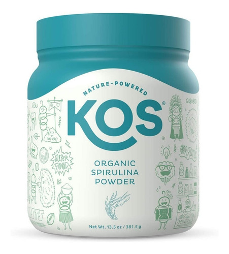 Espirulina Organica Kos 381.5 Gr - Unidad a $645