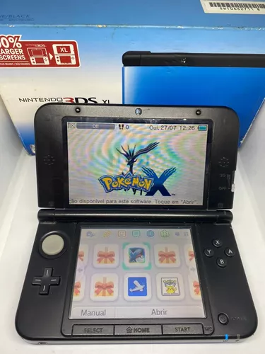 Nintendo 3ds Xl Completo Com Jogos 3ds E Emuladores