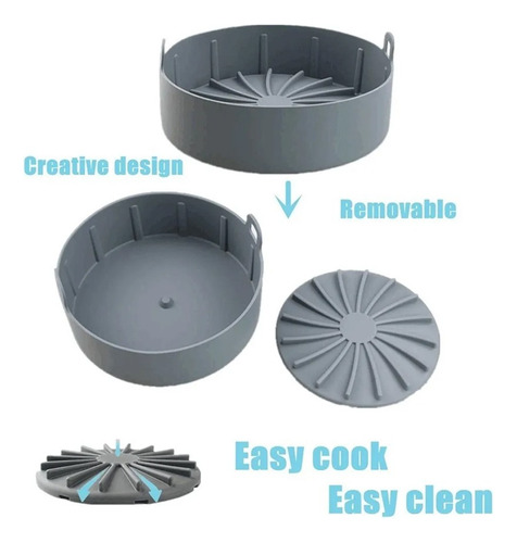 Fritadeira De Ar Silicone Pote De Substituição Da Cesta