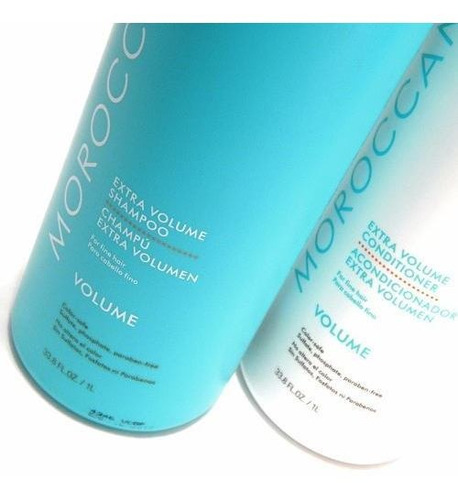 Imagen 3 de 3 de Moroccanoil Kit Shampoo X1000 + Acondicionador X1000 Volume