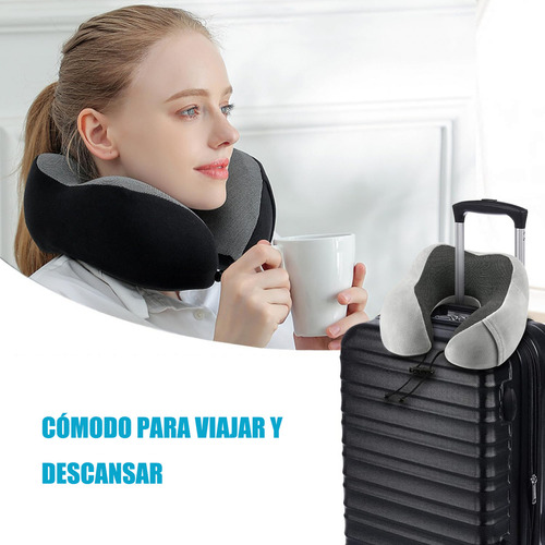 Almohada De Cuello Relajante Para Viaje Cojín Soporte Cómodo