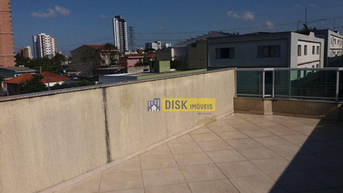 Imagem 18 de 22 de Cobertura Sem Condominio Com 4 Dormitórios, 180 M² - Venda Por R$ 1.017.000 Ou Aluguel Por R$ 7.500/mês - Campestre - Santo André/sp - Co0084
