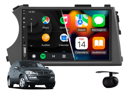 Central Multimidia Mp5 Apple Carplay Ssangyong Kyron 2009