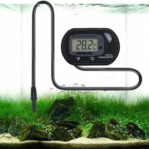 Termómetro Digital Agua Acuario Peces Reptil Precisión Chupa