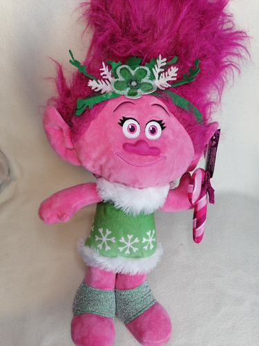 Peluche Original Poppy Navidad Trolls Dreamsworks 50cm... (Usado)